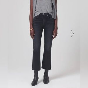 Maternity Isola Mid Rise Cropped Boot by Citizens of Humanity